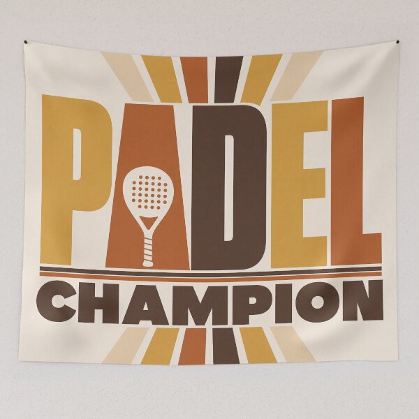 Item preview, Padel Champion Bold Typography - Mens Retro Sports Text Art - Vintage Padel Gift designed and sold by BelievingCreate.