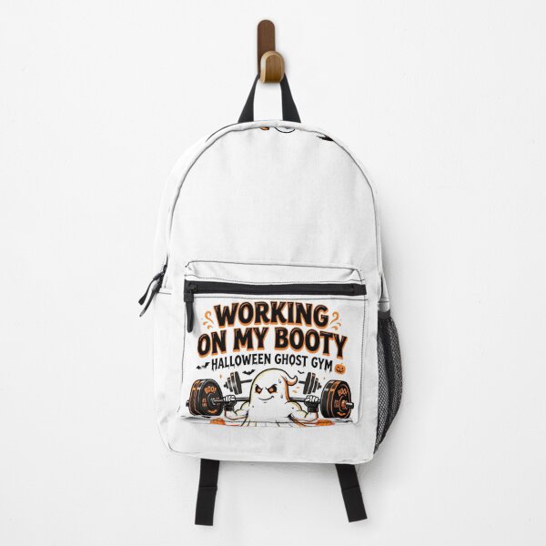 Item preview, Halloween Ghost Gym Shirt, Working On My Booty, Funny Gym Shirt, Workout Shirts, Ghost Shirt, Fitness Motivational T-Shirts, Halloween Gifts designed and sold by VisionGraphic.