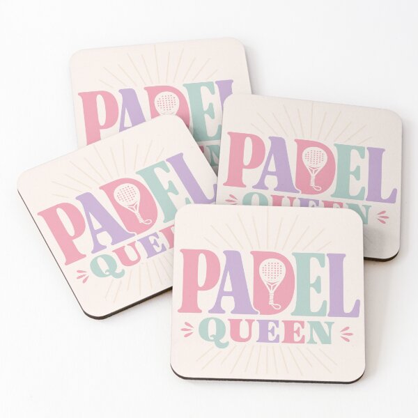 Item preview, Padel Queen Bold Typography - Womens Pastel Sports Text Art - Elegant Padel Gift designed and sold by BelievingCreate.