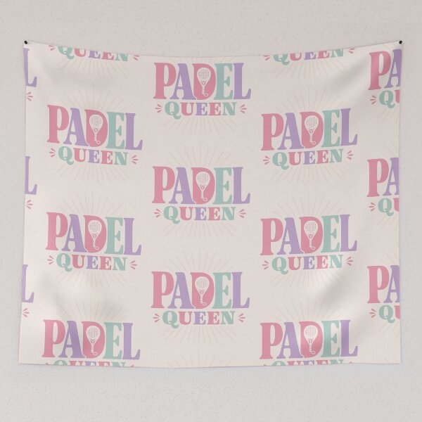Item preview, Padel Queen Bold Typography - Womens Pastel Sports Text Art - Elegant Padel Gift designed and sold by BelievingCreate.