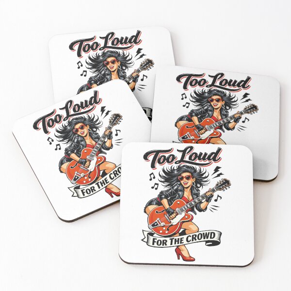 Item preview, Rockabilly Pin Up: Too Loud For The Crowd designed and sold by Pineapple-Tree.