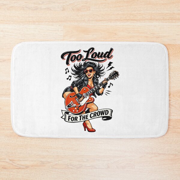 Item preview, Rockabilly Pin Up: Too Loud For The Crowd designed and sold by Pineapple-Tree.