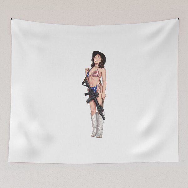 Item preview, American Gun Girl by RAWLIFEGRAPHIC designed and sold by RAWLIFEGRAPHIC.