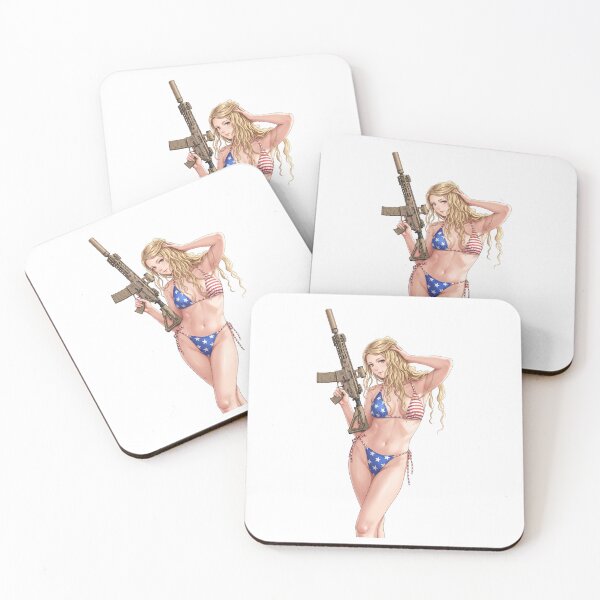 Item preview,  American Gun Girl by RAWLIFEGRAPHIC designed and sold by RAWLIFEGRAPHIC.