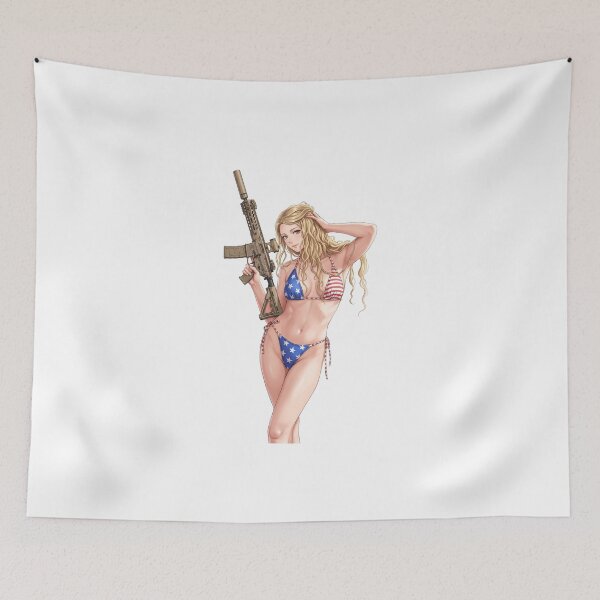 Item preview,  American Gun Girl by RAWLIFEGRAPHIC designed and sold by RAWLIFEGRAPHIC.