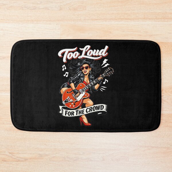 Item preview, Rockabilly Pin Up: Too Loud For The Crowd designed and sold by Pineapple-Tree.