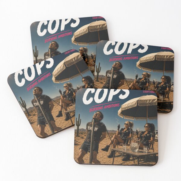 Item preview, Corrupted Cops – Burning Ambitions | Retro Movie Poster designed and sold by obstinator.
