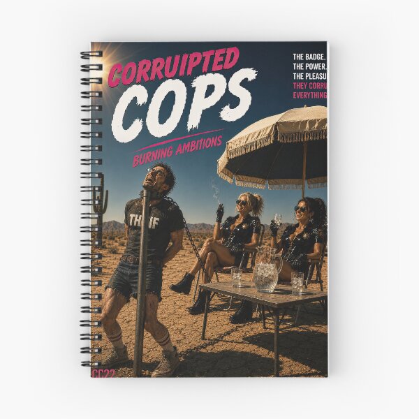 Item preview, Corrupted Cops – Burning Ambitions | Retro Movie Poster designed and sold by obstinator.