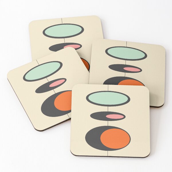 Item preview, Cream Mid Century Pods designed and sold by Debra Cox.