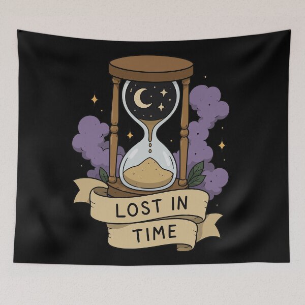 Item preview, Lost In Time Hourglass | Celestial Gothic Vintage Aesthetic designed and sold by RidaSalArt.