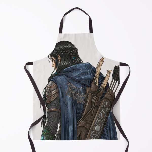 Item preview, Elven Archer Back View VIntage Fantasy Art designed and sold by WISDOMCHARLES.
