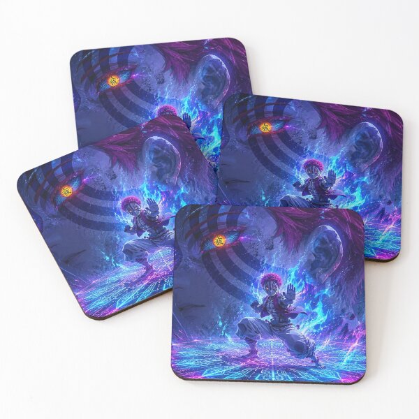 Item preview, Cosmic Martial Demon Warrior Anime Art | Neon Galaxy Fantasy Illustration designed and sold by Dyan4.