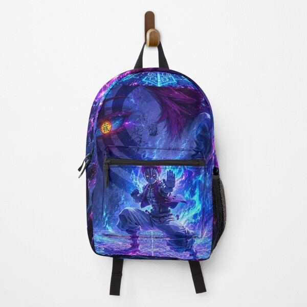 Item preview, Cosmic Martial Demon Warrior Anime Art | Neon Galaxy Fantasy Illustration designed and sold by Dyan4.