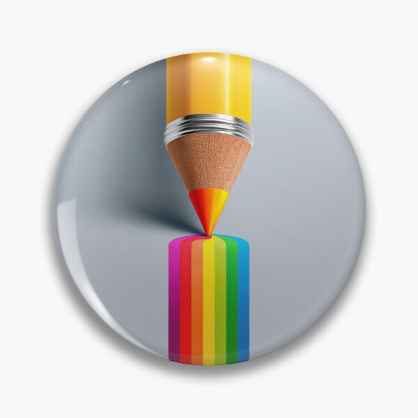 Item preview, Colorful Rainbow Pencil – Creative Artistic Drawing Illustration 2 designed and sold by WordPlayStudio.