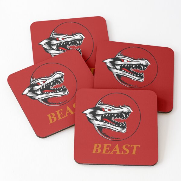 Item preview, Beast Monster Gaming Mascot Circle Art designed and sold by MA-Apparel.