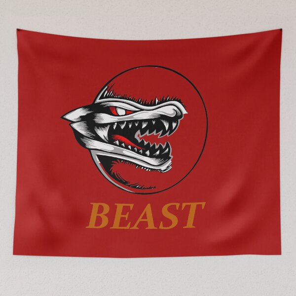 Item preview, Beast Monster Gaming Mascot Circle Art designed and sold by MA-Apparel.