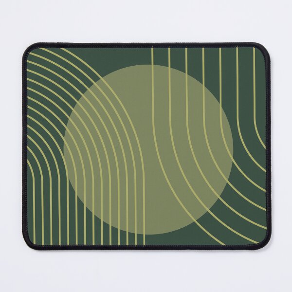 Item preview, Mid Century Modern Arches Boho Geometric Minimalist Line Art in Sage Olive Green designed and sold by nineFlorals.