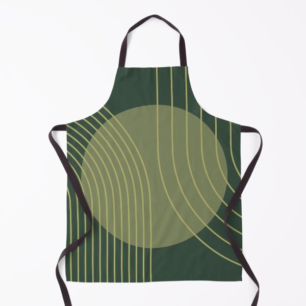 Item preview, Mid Century Modern Arches Boho Geometric Minimalist Line Art in Sage Olive Green designed and sold by nineFlorals.