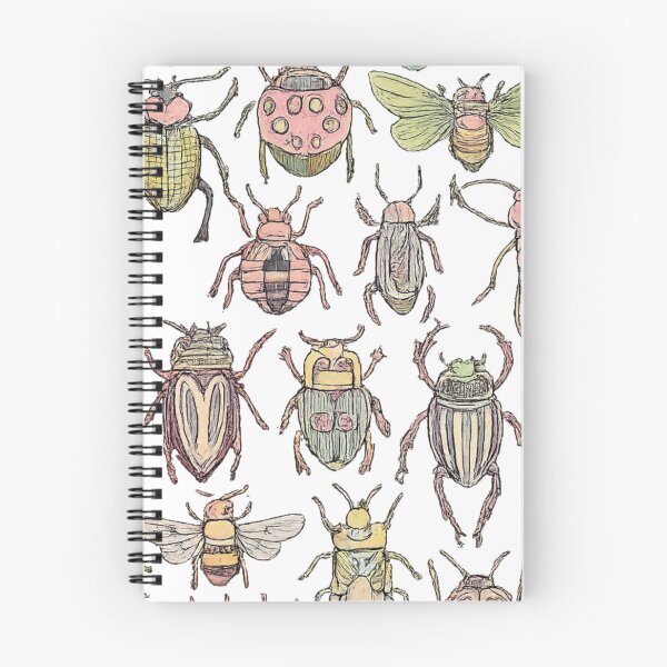 Item preview, Vintage Insect Collection Pattern | Colorful Beetles, Bees & Bugs Illustration designed and sold by byaga.
