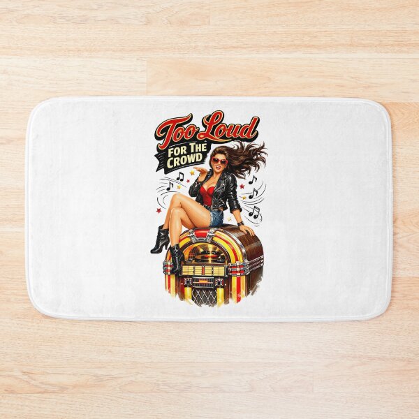 Item preview, Rockabilly Pin-Up: Too Loud For The Crowd designed and sold by Pineapple-Tree.