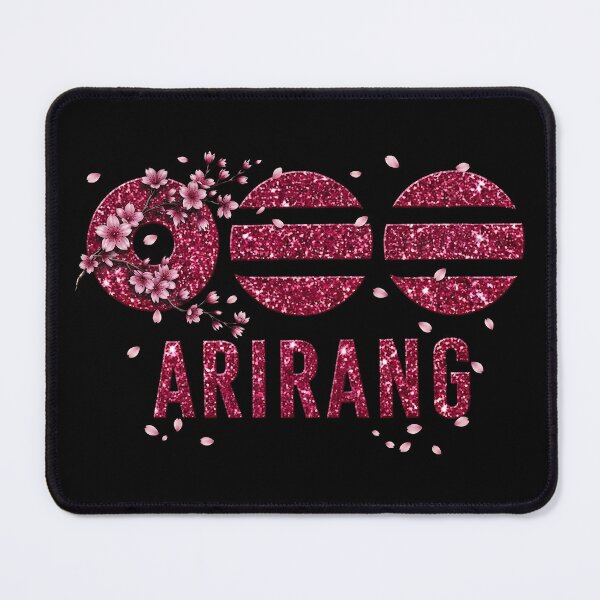 Item preview, BTS Arirang Pink Glitter Cherry Blossom Graphic designed and sold by DarrinReilly.