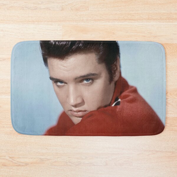 Item preview, Elvis Presley Vintage Portrait - Classic Red Sweater & Iconic Smoldering Gaze designed and sold by ElvisVintagePosters.