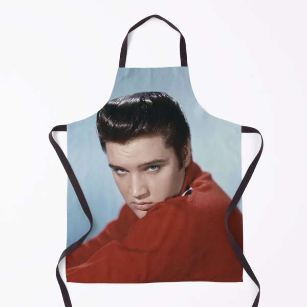 Item preview, Elvis Presley Vintage Portrait - Classic Red Sweater & Iconic Smoldering Gaze designed and sold by ElvisVintagePosters.