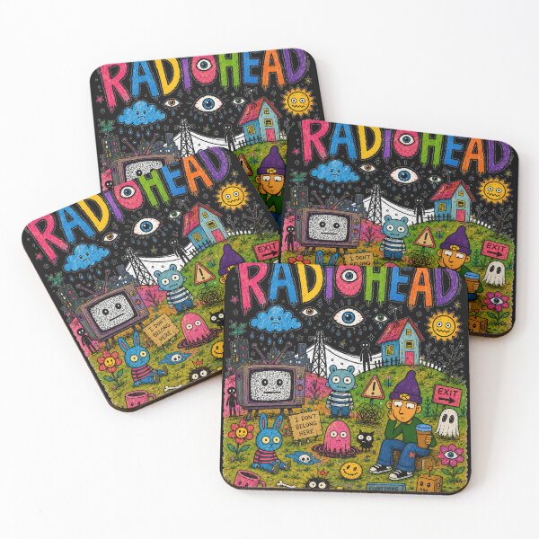 Item preview, Radiohead Inspired Surreal Cartoon Art | Alternative Rock Psychedelic Illustration T-Shirt designed and sold by curiouschimp.