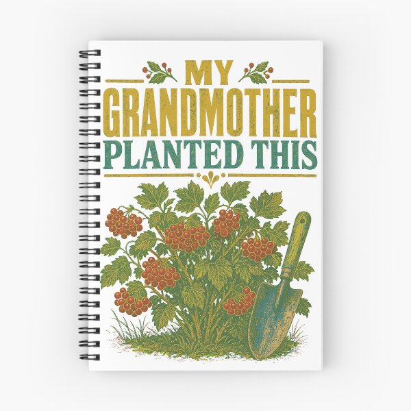 Item preview, My Grandmother Planted This Viburnum Garden designed and sold by ML-Media.