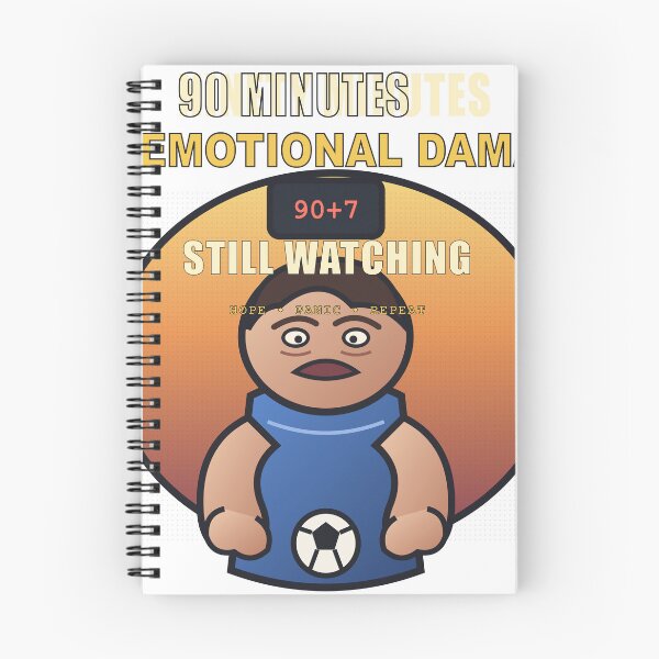 Item preview, Ninety Minutes of Emotional Damage – Funny Football Fan Design designed and sold by FlamoArt.