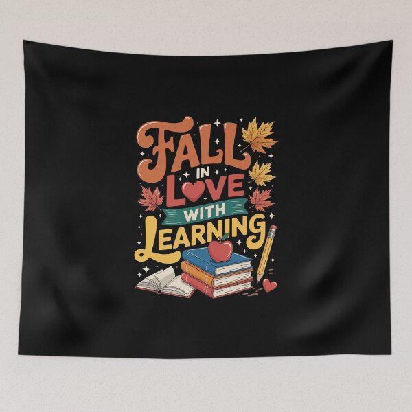 Item preview, FALL IN LOVE WITH LEARNING designed and sold by jkrphoto.