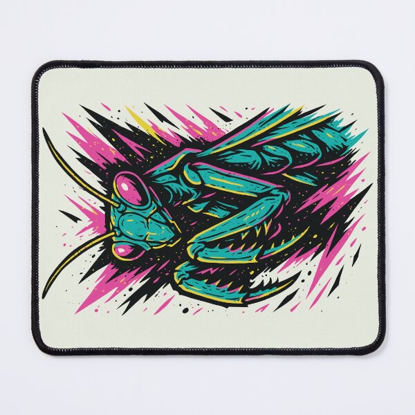 Item preview, Neon Praying Mantis designed and sold by Ghost on Toast.