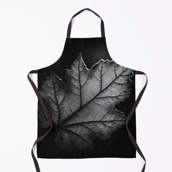 Item preview, Black and White Maple Leaf Macro designed and sold by WitchyBotanicaArt.