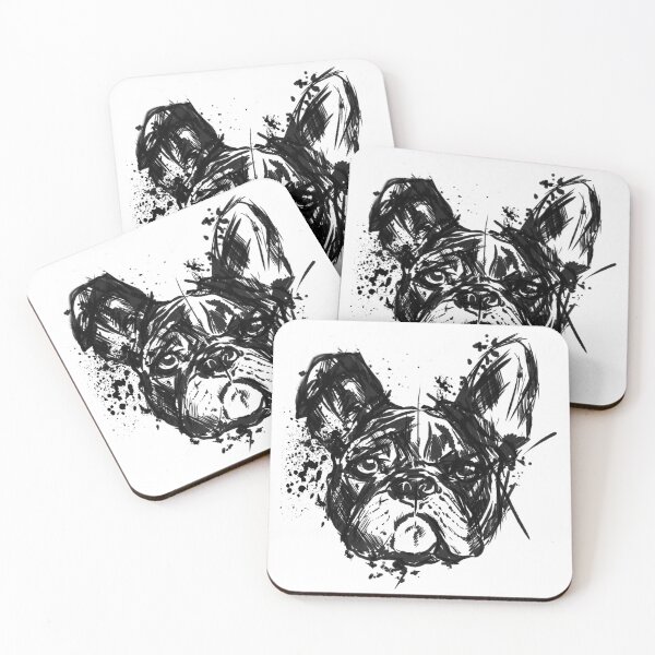 Item preview, French Bulldog Ink Portrait Illustration designed and sold by Inkversed.