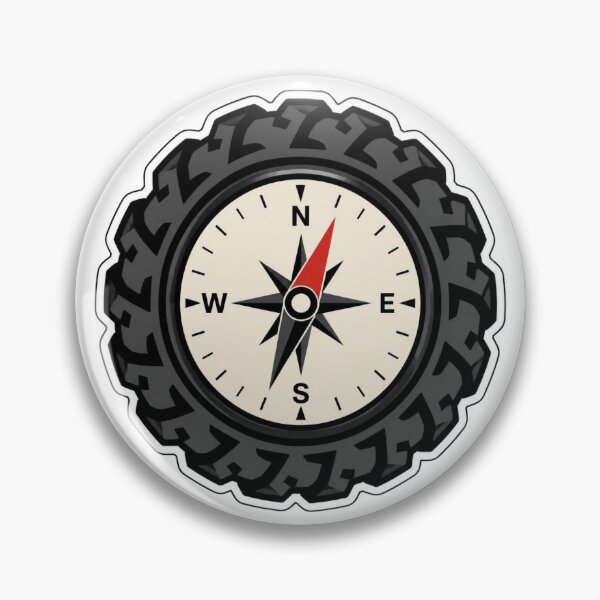 Item preview, Offroad Compass Tire – Naklejka Samochodowa Explorer 4x4 designed and sold by mijaczeek.