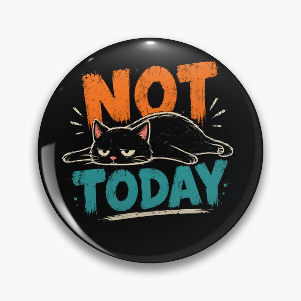 Item preview, Not Today Lazy Cat Procrastinator Feline Lover designed and sold by JonesFlora2025.