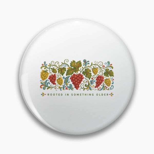 Item preview, Rooted In Something Older Grapevine and Hops Floral Art designed and sold by ML-Media.
