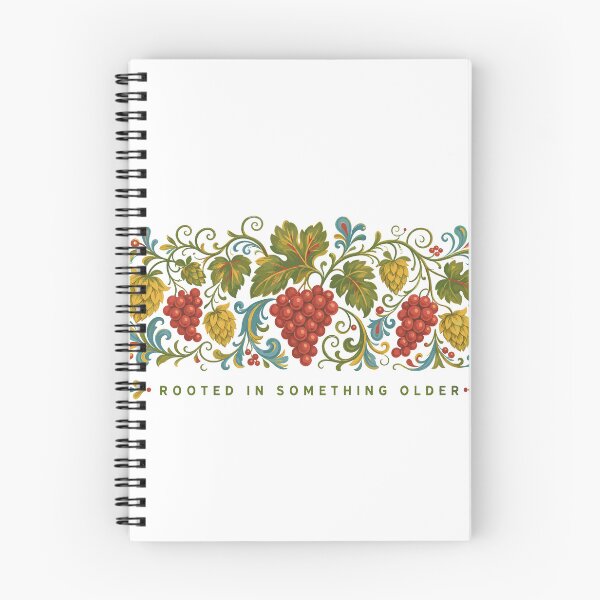 Item preview, Rooted In Something Older Grapevine and Hops Floral Art designed and sold by ML-Media.