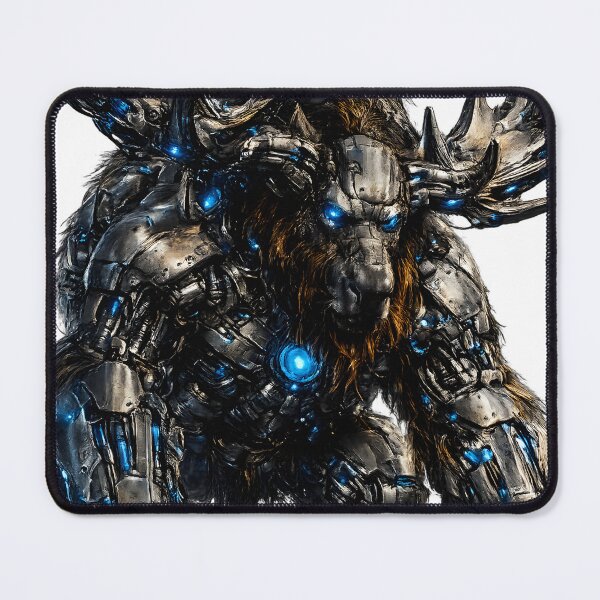 Item preview, Steel Moose V5 – Industrial Cyber Moose | Mechanical Beast Metal Art designed and sold by SteelCoat Studio.