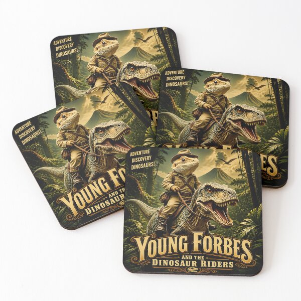 Item preview, Young Forbes and the Dinosaur Riders designed and sold by AikenDrum.