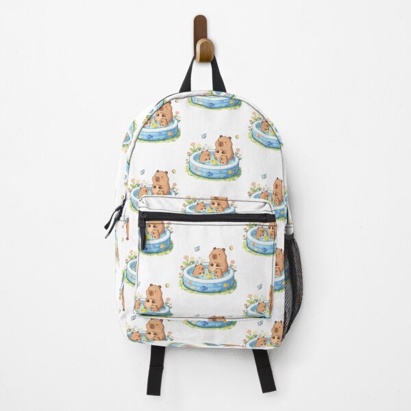 Item preview, Cute Capybara Family in a Kiddie Pool designed and sold by BCapybara.