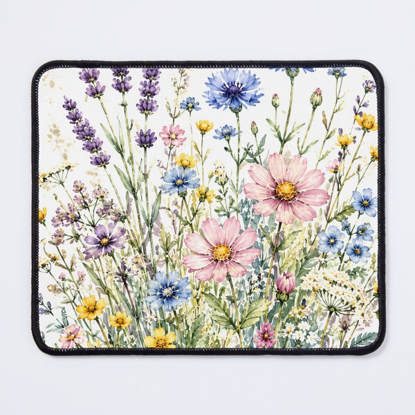 Item preview, Vintage Wildflower Meadow Watercolor Floral Design – Cottagecore Pastel Flowers Aesthetic designed and sold by Ikra Best.