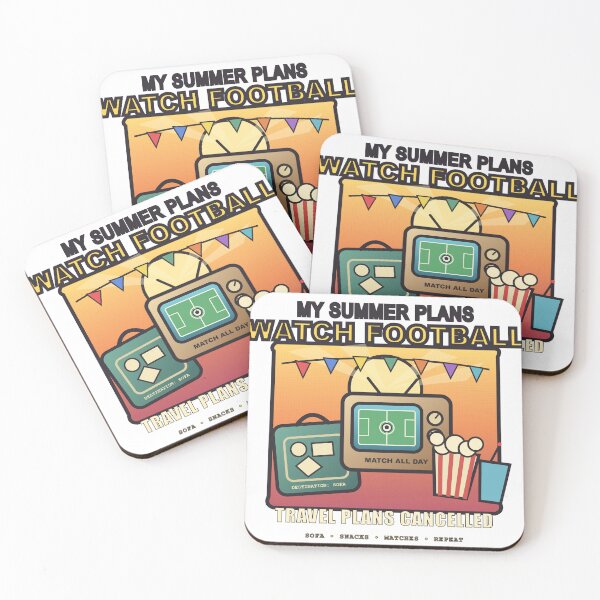 Item preview, My Summer Plans: Watch Football – Funny Retro Football Fan Design designed and sold by FlamoArt.