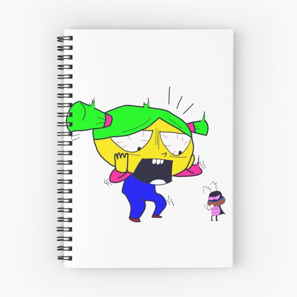 Item preview, Overwhelmed Panicked Expression - Quirky Cartoon Art designed and sold by pixelblotshop.