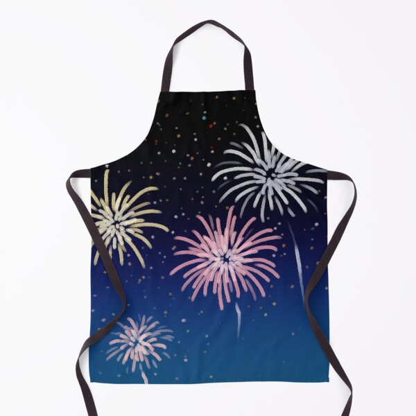 Item preview, Pastel Crayon Fireworks in Night Sky designed and sold by ubborn.