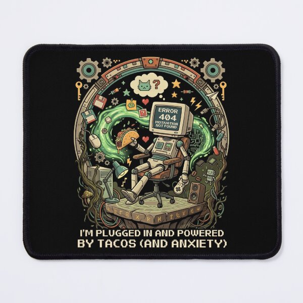 Item preview, Error 404 Motivation Not Found | Retro Computer Humor Gaming designed and sold by VETRO⭐.