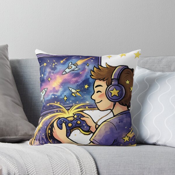 Item preview, Galaxy Gamer Gift | Cute Space Gaming Controller | Cosmic Video Game Art | Kawaii Sci Fi Gamer Decor | Gaming Lover Illustration designed and sold by Cosmic Doodle Co..
