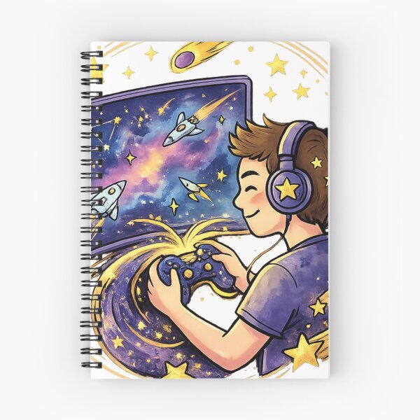 Item preview, Galaxy Gamer Gift | Cute Space Gaming Controller | Cosmic Video Game Art | Kawaii Sci Fi Gamer Decor | Gaming Lover Illustration designed and sold by Cosmic Doodle Co..