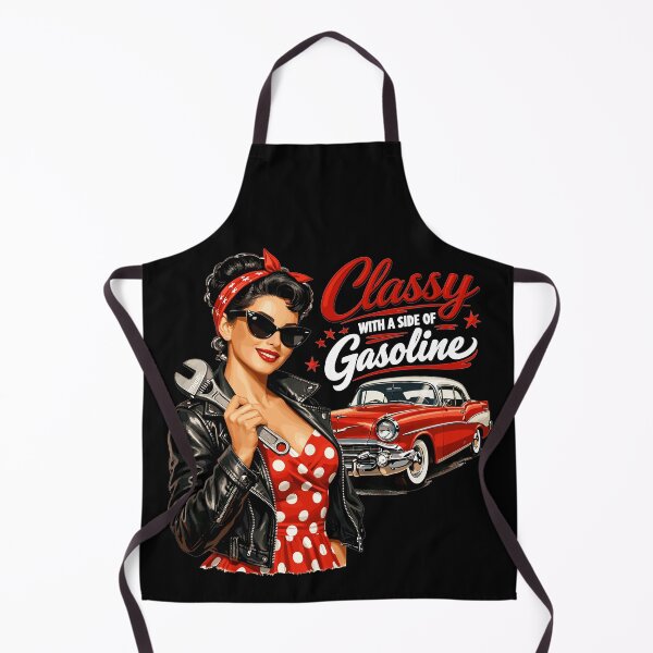 Item preview, Vintage Pin-Up: Classy with a Side of Gasoline designed and sold by Pineapple-Tree.