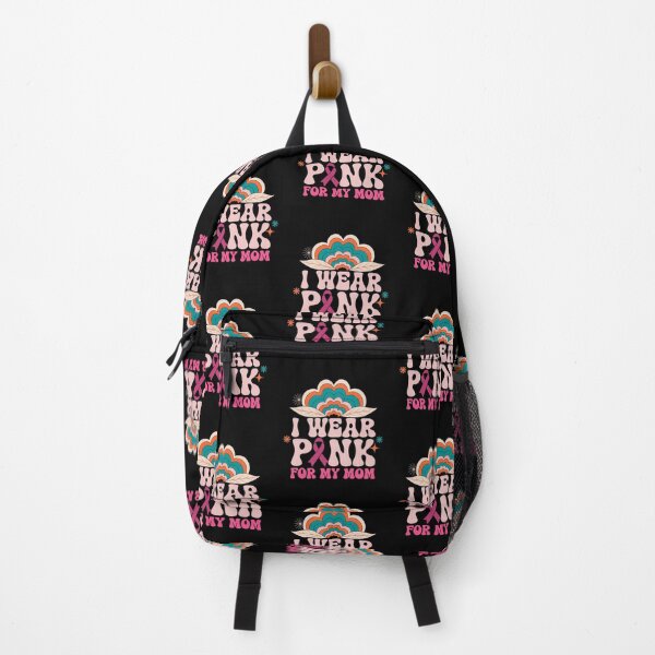 Item preview, I Wear Pink For My Mom Retro Groovy Awareness designed and sold by DariaOltes.